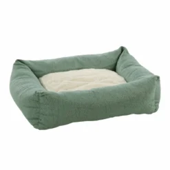 Flamingo Yara Rectángulo Verde Con Cremallera Cama Para Perros