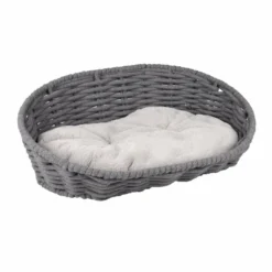 Flamingo Zizi Ovalado Gris Cama Cuna Para Perros