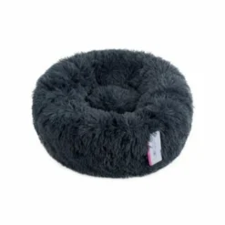 Catshion Fluffy Cama Donut Gris Para Gatos