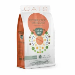Natura Diet Sterilized Salmón Y Vegetales Pienso Para Gatos